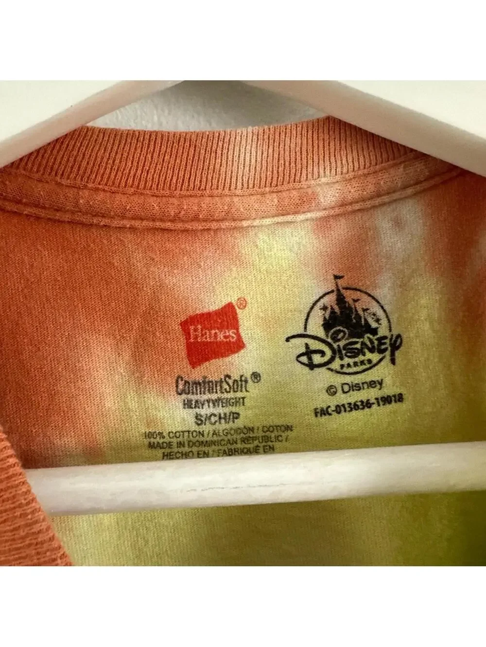 Walt Disney World Kids Unisex Tie Dye Mickey T-Shirt Size S